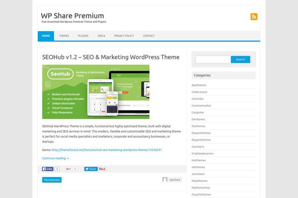 Iconic One Pro theme site design template sample