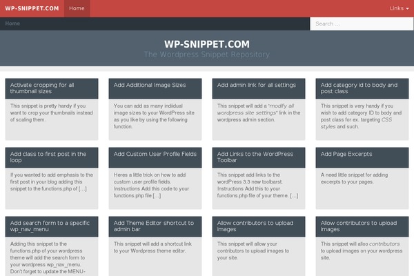 Site using Widget-options plugin