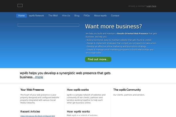 Blogs Mu theme site design template sample