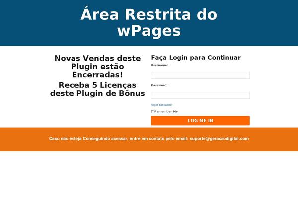Site using OptimizeMember plugin