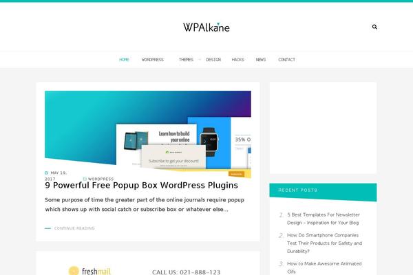 wpalkane.com site used Alkane