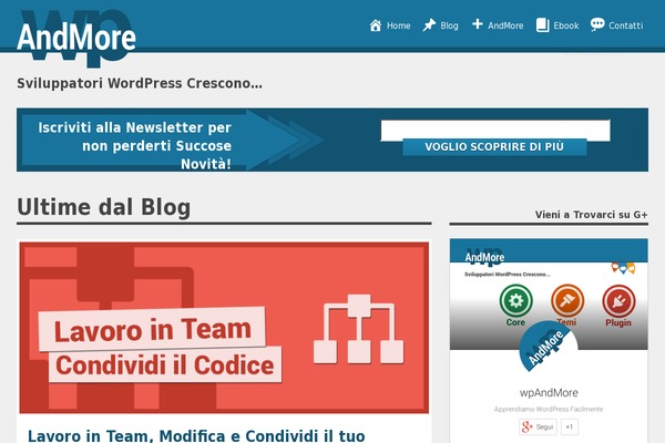 WordPress website example screenshot