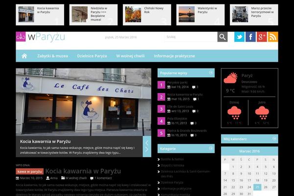 Metro theme site design template sample