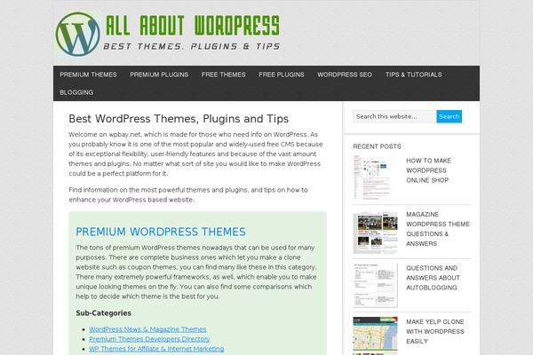 wpbay.net site used Appsetter