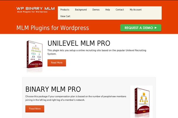 wpbinarymlm.com site used Vg-ebuilder