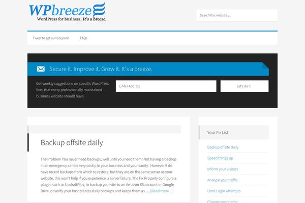 Site using Blossomthemes-toolkit plugin