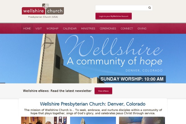 Churchope theme site design template sample