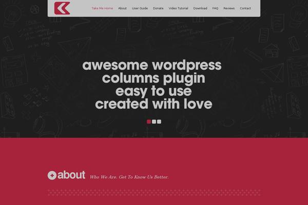 wpcolumns.com site used Kronos Wp