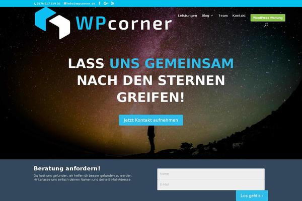 Site using Divi-overlays plugin