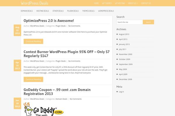 Nominal theme site design template sample