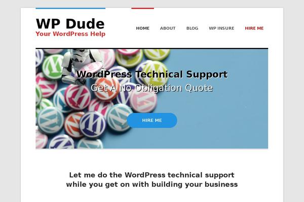 WordPress website example screenshot