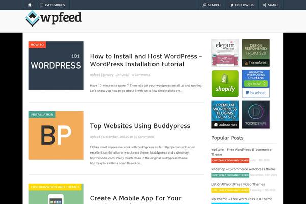 wpfeed.com site used Codilight
