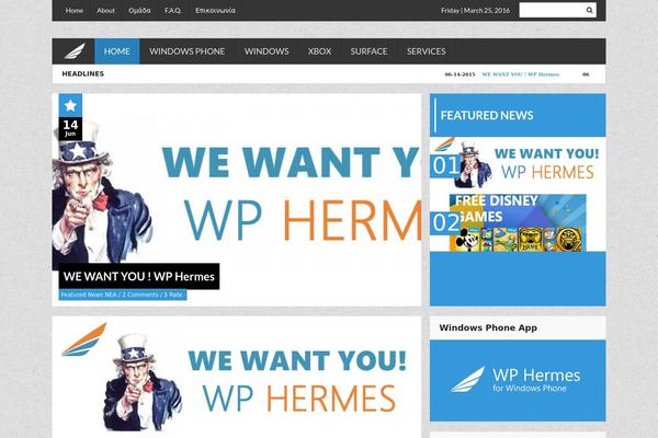 Extranews theme site design template sample