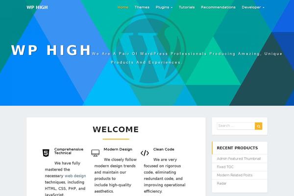 Customify theme site design template sample
