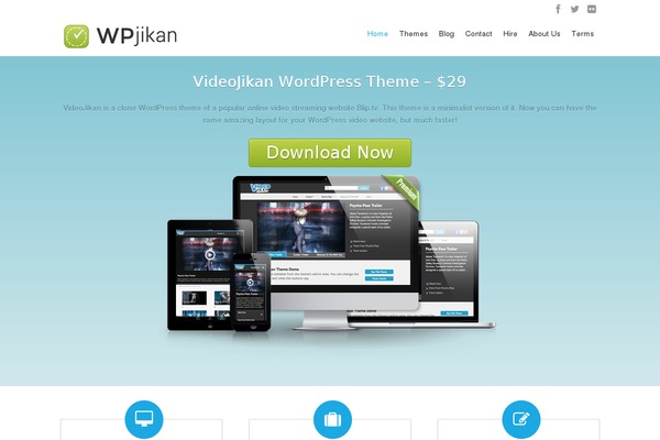 Intuition theme site design template sample