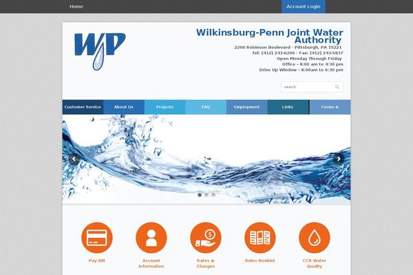 EGovt theme site design template sample