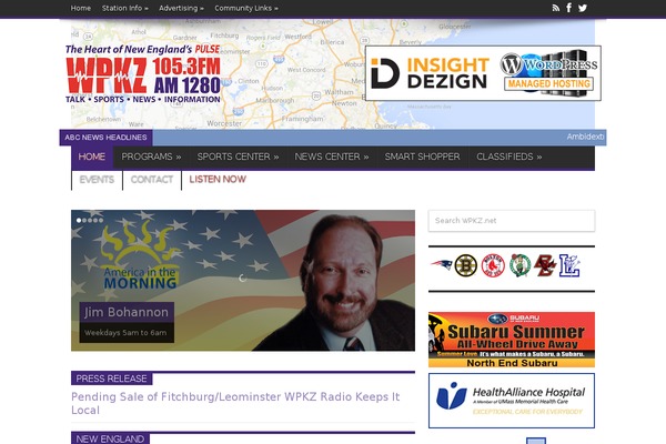 Jarida theme site design template sample