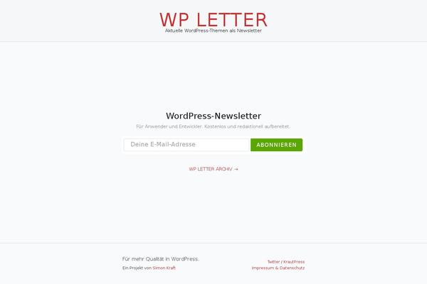 Site using Statify plugin