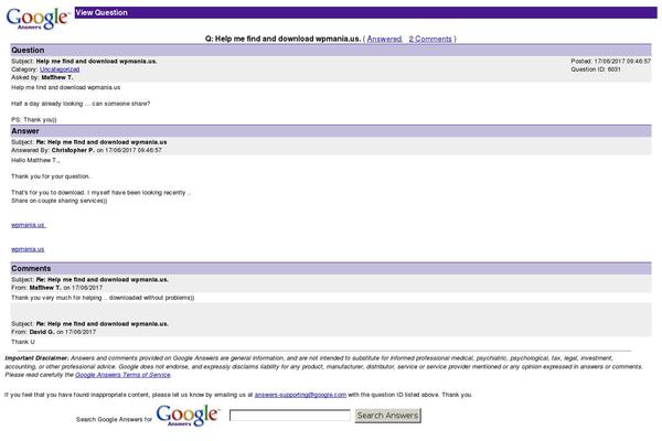 wpmania.us site used Nomad
