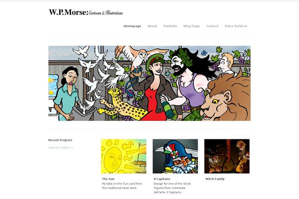 Classica theme site design template sample