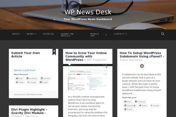 Baskerville theme site design template sample