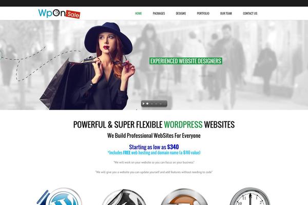 Subway theme site design template sample