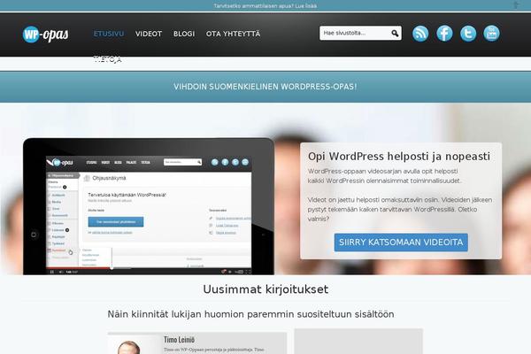 Site using FitVids for WordPress plugin