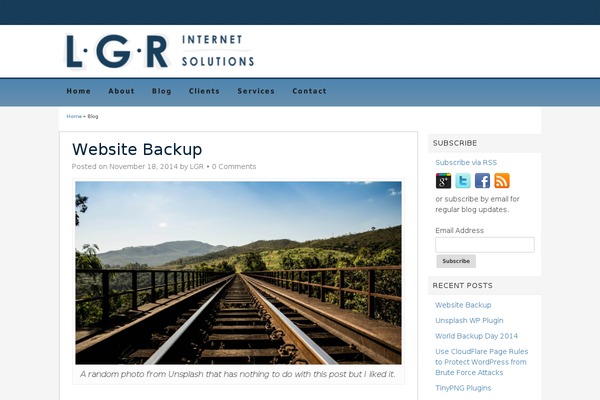Headway theme site design template sample