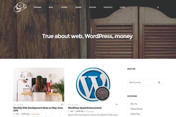 Sunday theme site design template sample