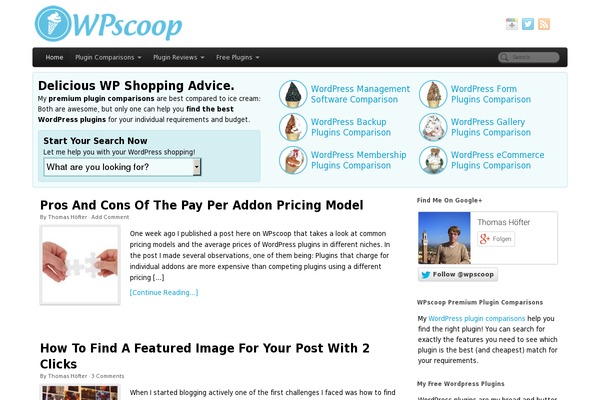 wpscoop.com site used Twiggy