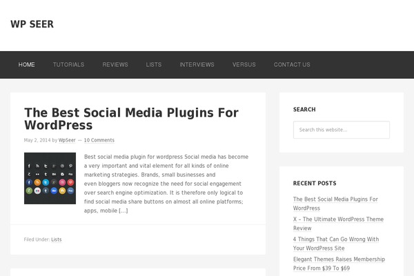 Site using Novashare plugin