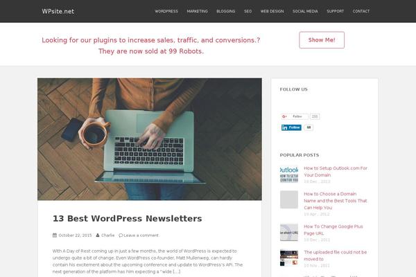 WordPress website example screenshot