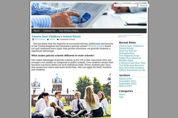 Azul Silver theme site design template sample