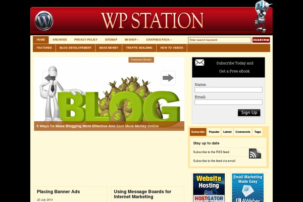 CStar Design theme site design template sample