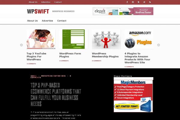 wpswift.com site used Vectors