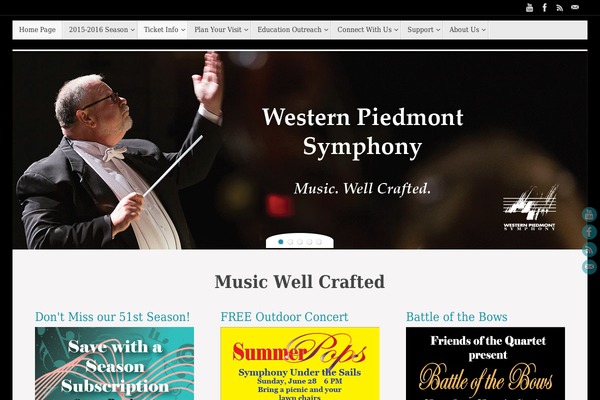 Tempera theme site design template sample