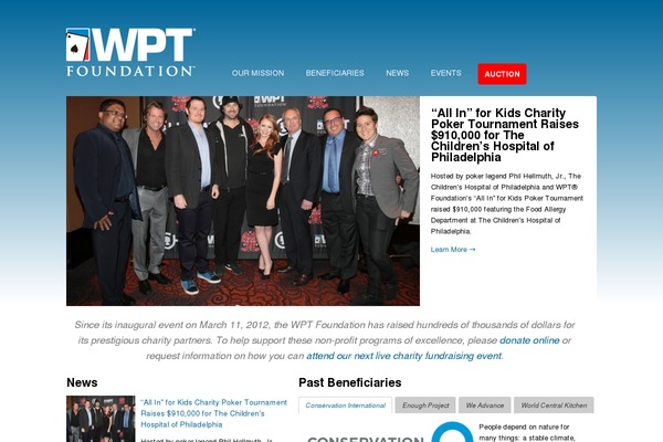 NonProfit theme site design template sample