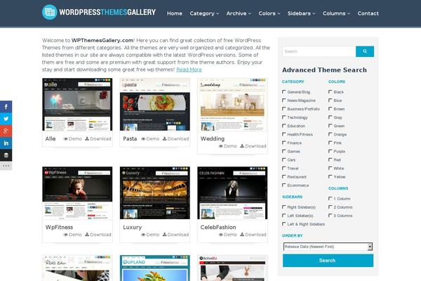 V12 theme site design template sample