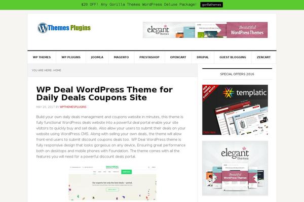 Site using WordPress Easy Sticky Notification Bar plugin