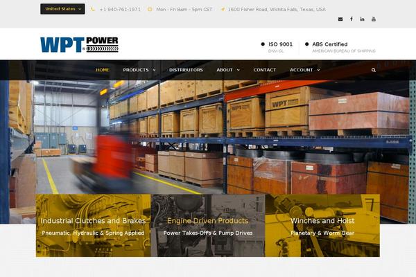 Wpt theme site design template sample