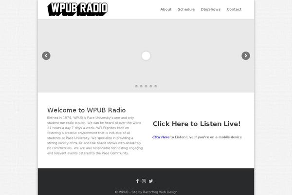 Aperture theme site design template sample