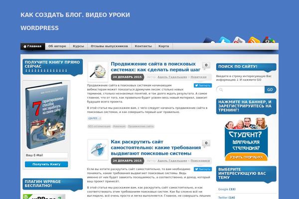 Site using WP DS Blog Map plugin