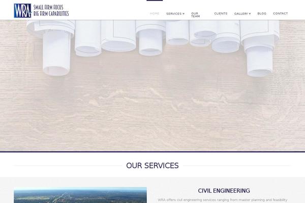 X Child theme site design template sample