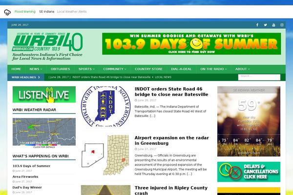 MH Magazine theme site design template sample