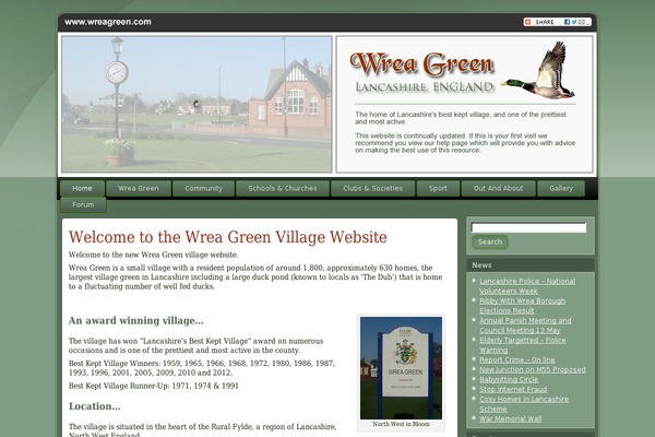 Site using Easing Slider plugin