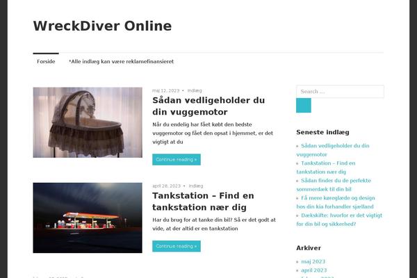Maxwell theme site design template sample