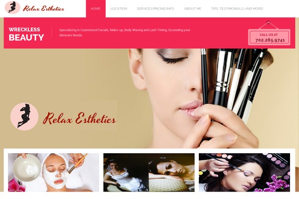 Spasalon theme site design template sample