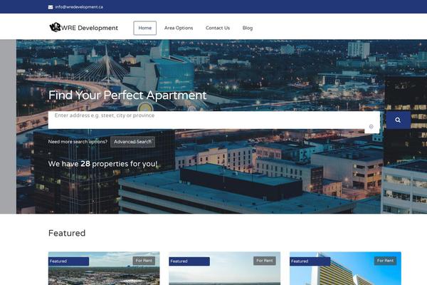 Site using Realteo plugin