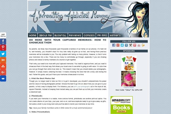 wrestlingaddictedmommy.com site used Downtown-java-3column