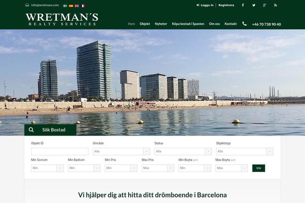 Realhomes Theme theme site design template sample
